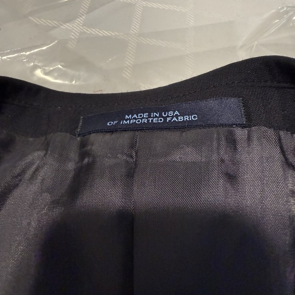 Joseph Abboud Collection Men's Wool Blazer/Jacket Navy Blue • 40 S - Picture 5 of 5